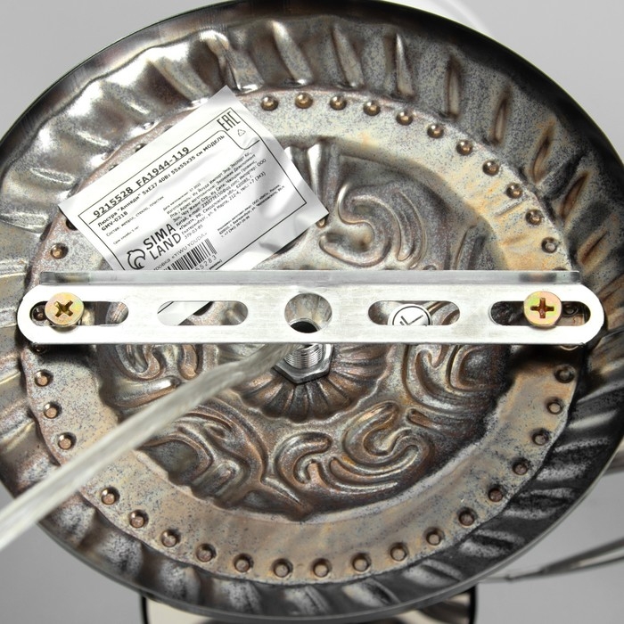 Люстра Люстра "Аннеди" 5хЕ27 40Вт антрацит 55х55х35 см BayerLux