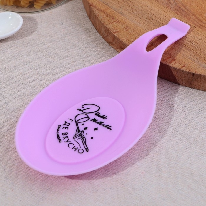 Подставка под ложку «Дом», силикон, 20 х 9 см Подставка под ложку «Дом», силикон, 20 х 9 см