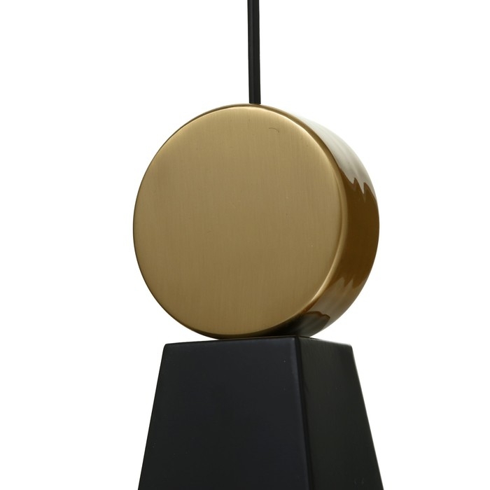 Светильник BayerLux 2284/1 LED черно-золотой 10х10х24-124 см