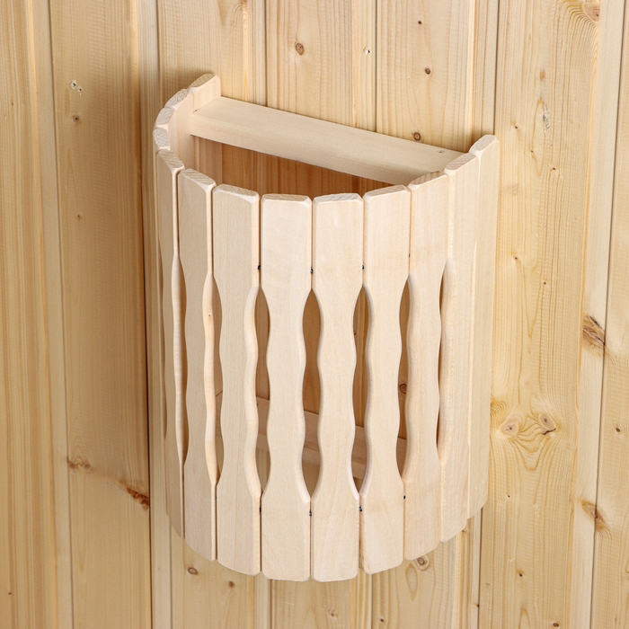 Абажур деревянный, полукруглый Абажур деревянный, полукруглый "Волна" 29,5х23х16 см