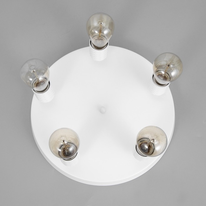 Спот Спот "Скин" 5хЕ27 40Вт белый 38х38х16см