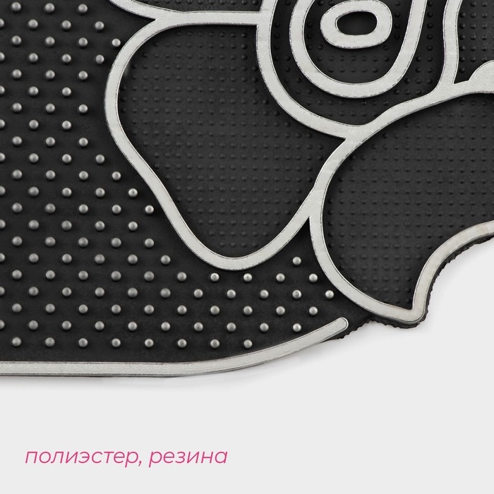 Коврик придверный цветок 41,5х75 см Коврик придверный цветок 41,5х75 см "Welcome цветы"