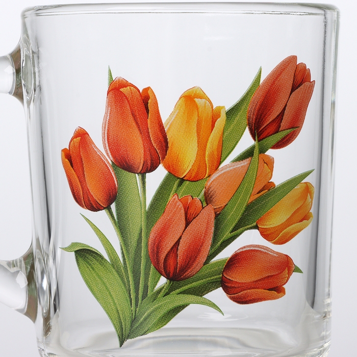 Кружка &laquo;Букеты&raquo;, 250 мл, рисунок МИКС