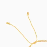 Браслет "Лила" длина 16 см, цв. белый, золотистый Браслет "Лила" длина 16 см, цв. белый, золотистый