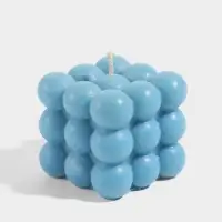 Свеча &laquo;Шарики 3 слоя&raquo;, 6&times;6&times;6 см, соевый воск, МИКС