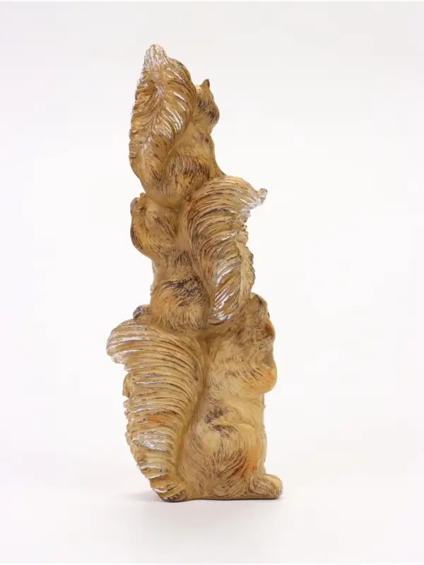 Садовая фигура из полистоуна &laquo;Трио белок&raquo;, 11.5&times;9.5&times;30 см, Greengo