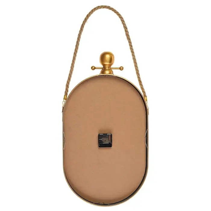 Часы настенные интерьерные &laquo;Кортили&raquo;, дискретный ход, на подвесе, 35&times;64 см, золотистые, от батарейки 1&times;АА