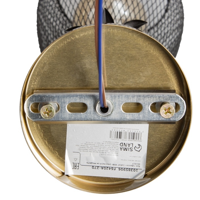 Бра Бра "Дассе" 1хЕ27 40Вт черно-бронзовый 24х13х14 см