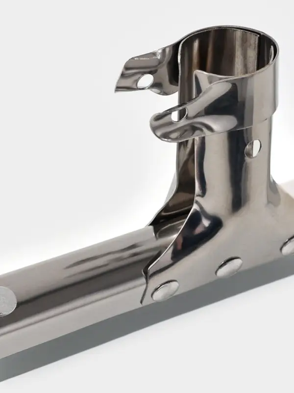 Водосгон для пола, основание нержавеющая сталь, стяжной хомут, 34.5 см