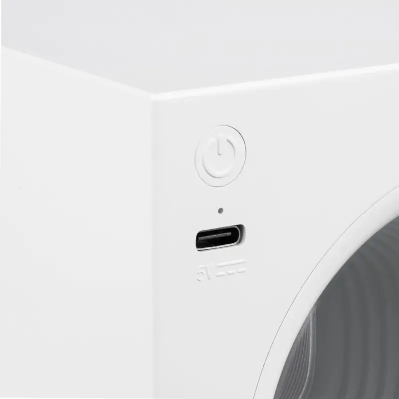 Bluetooth-колонка с подсветкой Volumetric, белая Bluetooth-колонка с подсветкой Volumetric, белая