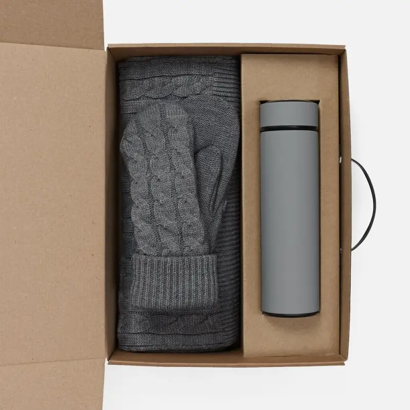 Набор Wintrish, серый меланж, размер S/M