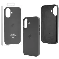 Чехол iPh 16 Silicon Case 100% ORG (MagSafe + анимация NFC Clear) c LOGO Cocoa