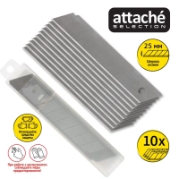 Лезвие запасное для ножа Attache Selection Supreme 25мм(арт389385) 10шт/уп
