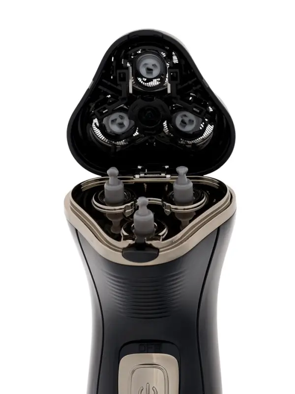 Электробритва Sakura SA-5417BK, роторная, 3 головик, триммер, чёрная Электробритва Sakura SA-5417BK, роторная, 3 головик, триммер, чёрная