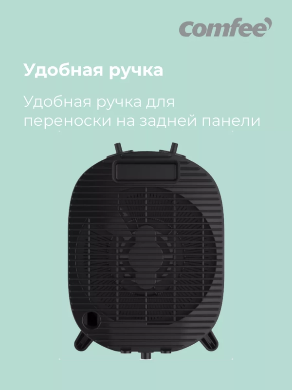 Тепловентилятор обогреватель настольный CFH2001, черный Тепловентилятор обогреватель настольный CFH2001, черный