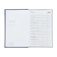 Ежедневник датир 2026г А5 168л б/вин Синий Ежедневник датир 2026г А5 168л б/вин Синий