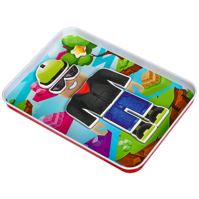 Магнитный набор «Роблики», в жестяной коробке Магнитный набор «Роблики», в жестяной коробке