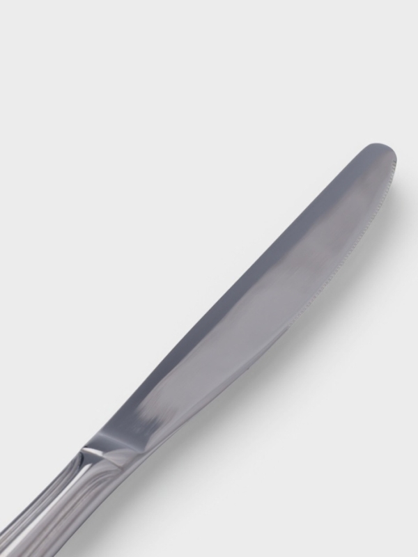 Нож столовый Hanna Knövell Oester, 23.8 см, толщина 3 мм, нержавеющая сталь, серебристый Нож столовый Hanna Knövell Oester, 23.8 см, толщина 3 мм, нержавеющая сталь, серебристый