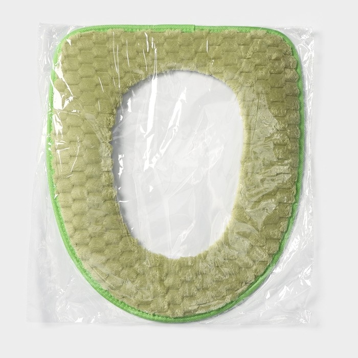 Чехол на сиденье для унитаза на липучках, цвет МИКС Чехол на сиденье для унитаза на липучках, цвет МИКС