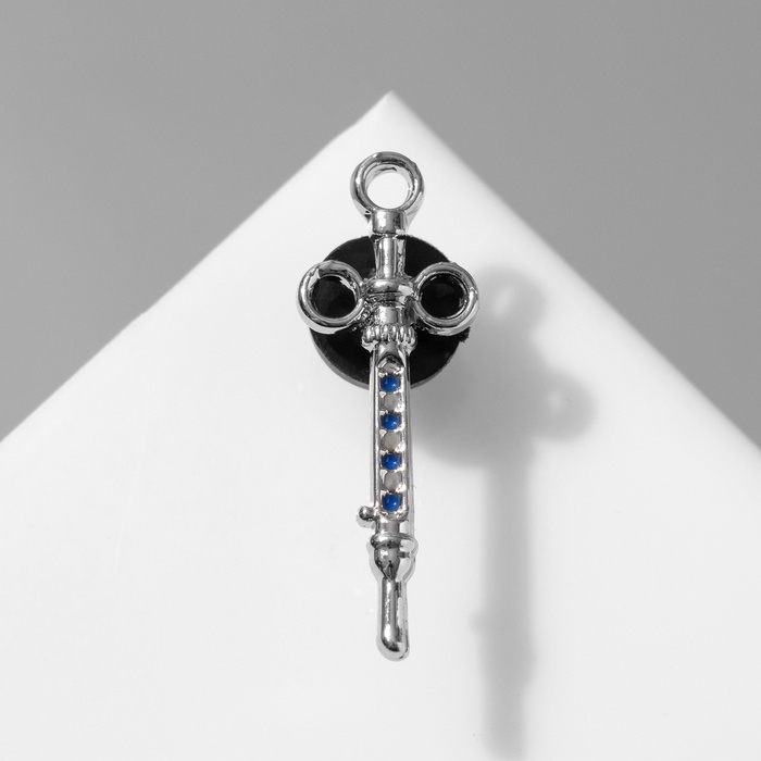 Значок «Шприц» карпульный, цвет синий в серебре Значок «Шприц» карпульный, цвет синий в серебре