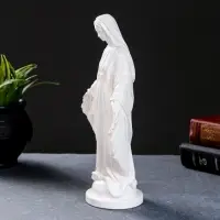Фигурка гипс &laquo;Дева Мария&raquo;, белая, 23 см