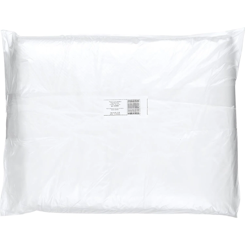 Пакет фасовочный для запайки  ПНД, 50x70см 13 мкм, 100 шт/уп