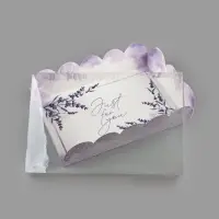 Коробка для печенья, кондитерская упаковка с пластиковой крышкой, Just for you, 20&times;30&times;8 см