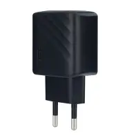 Переходник сетевого зарядного устройства на Type-C PD20W + USB QC3.0  CS25A HOCO черный