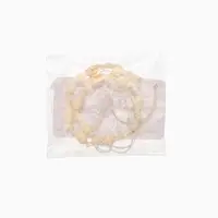 Браслет на ногу, анклет, длина 20 см, белый Браслет на ногу, анклет, длина 20 см, белый