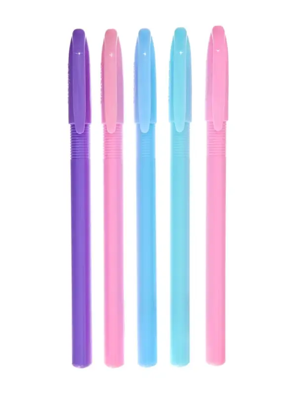 Ручка шариковая ErichKrause. U-108 Pastel Stick, синий стержень, узел 1 мм, МИКС