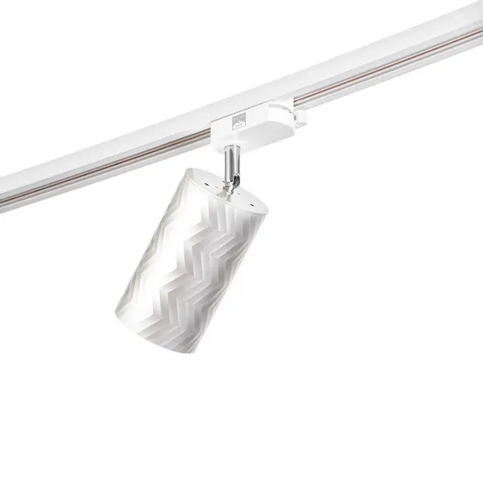 Светильник трековый BayerLux Simple &laquo;Астер&raquo; GU10, 220 В, 7.5&times;7.5&times;20 см, серебро