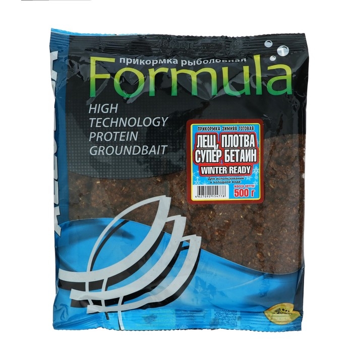 Прикормка зимняя готовая ALLVEGA Formula Winter Ready 500 г, супер бетаин Прикормка зимняя готовая ALLVEGA Formula Winter Ready 500 г, супер бетаин