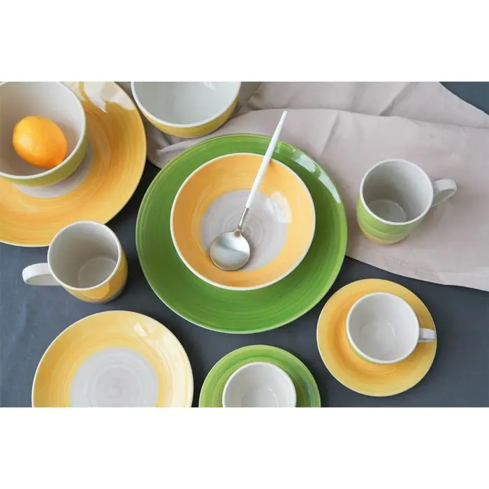 Кружка керамическая Доляна «Подсолнух», 360 мл, цвет зелёный Кружка керамическая Доляна «Подсолнух», 360 мл, цвет зелёный