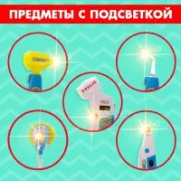 Набор доктора №4 «Лучший врач» с халатом и шапочкой, 9 предметов