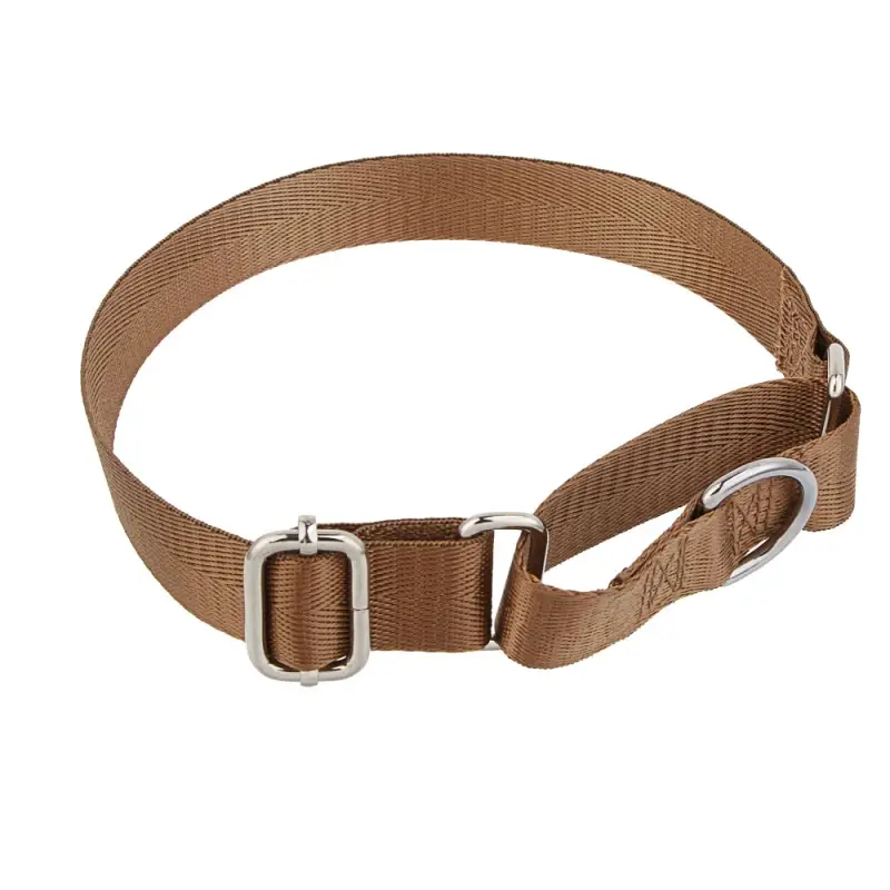 Ошейник для животных тм VETTA, нейлон, хаки/беж, обхват шеи 30-45см