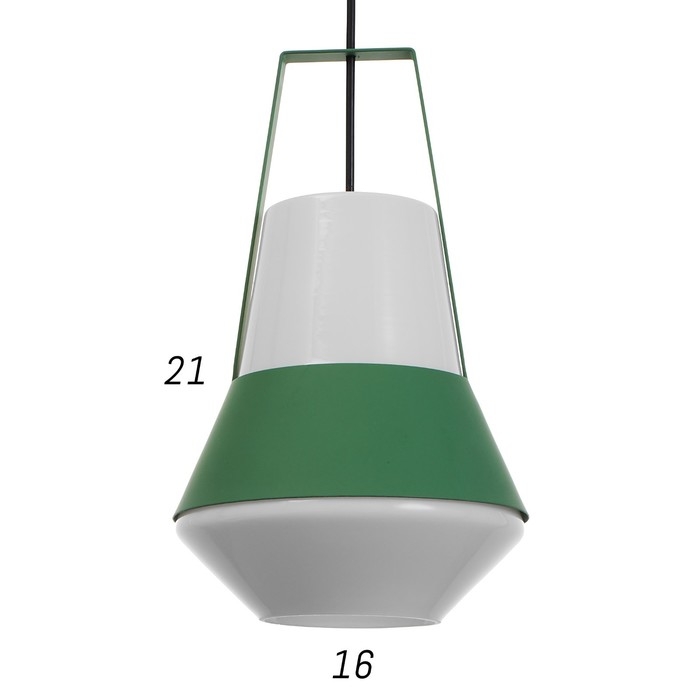 Светильник BayerLux 1653/1GR E27 40Вт темно-зеленый 25х26х40-135 см