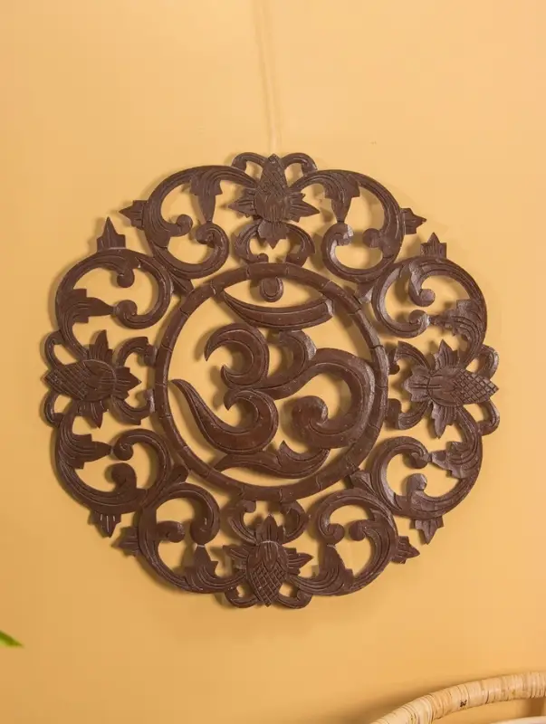 Панно  Панно "Ом" МДФ, 60х60х1 см, коричневый