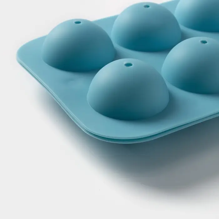 Форма для выпечки &laquo;Кейкпопс&raquo;, силикон, 19.5&times;11.7&times;3.5 см, 8 ячеек, 2 части, с палочками, МИКС