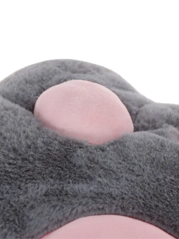 Мягкая игрушка-подушка  Мягкая игрушка-подушка "Лапка", цвет серый, 30 см 316/30/79-1