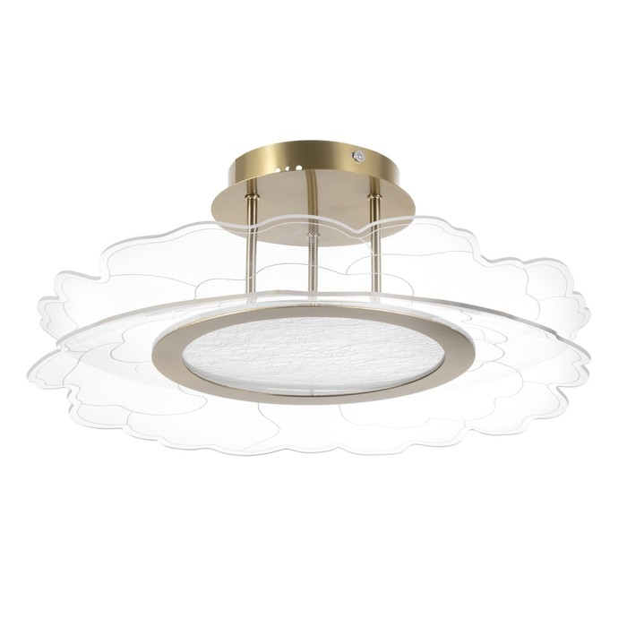 Люстра Люстра "Грация" LED 48Вт 3000-6000К золото 50х50х7-150смсм