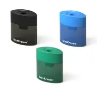 Точилка Erich Krause. SMART & SHARP, диаметр отверстия 8 мм, с контейнером, МИКС