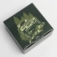 Коробка подарочная сборная, упаковка, &laquo;Джип&raquo;, 15 х 15 х 7 см
