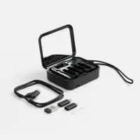 Набор для ухода за гаджетами с беспроводной зарядкой Rules, черный