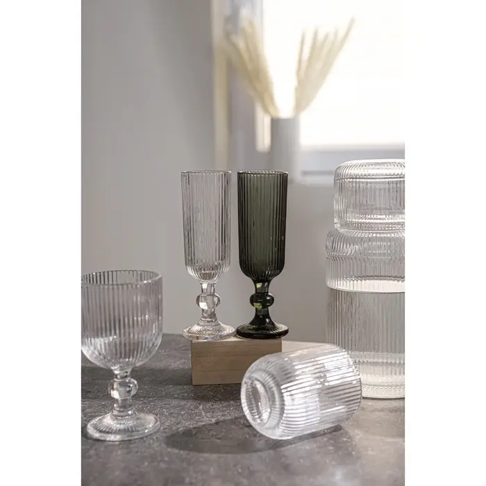 Бокал для шампанского Magistro &laquo;Грани&raquo;, 150 мл, 5.5&times;18.5 см, стекло, прозрачный