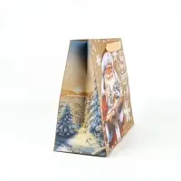 Набор крафтовых пакетов &laquo;Новогодний&raquo;, 3 шт. 12&times;15&times;5.5 см и 1 шт. 27&times;23&times;11.5 см