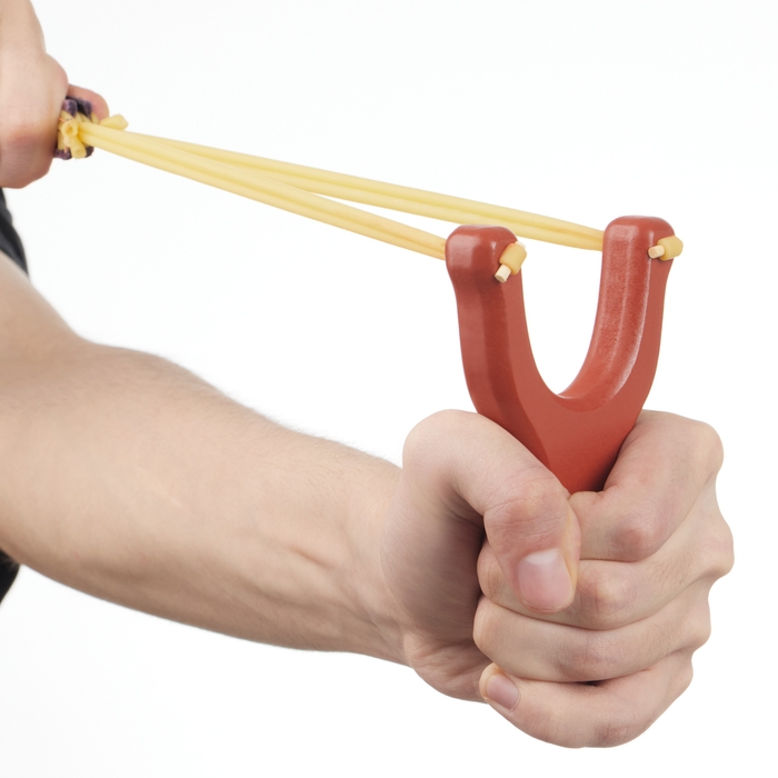 Рогатка деревянная Рогатка деревянная "Детство", 14 см, коричневая