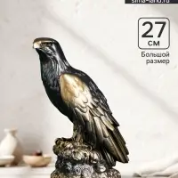 Фигурка гипс &laquo;Орёл&raquo;, под бронзу, 10&times;27&times;10 см
