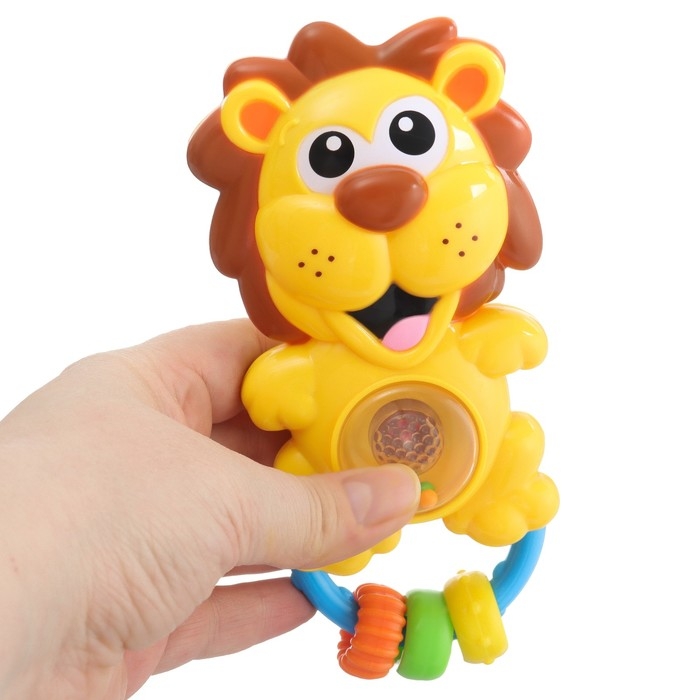 Музыкальная погремушка «Львенок», светится, Крошка Я Музыкальная погремушка «Львенок», светится, Крошка Я