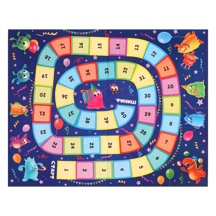 Настольная игра «Веселые ходилки», 4 в 1 Настольная игра «Веселые ходилки», 4 в 1