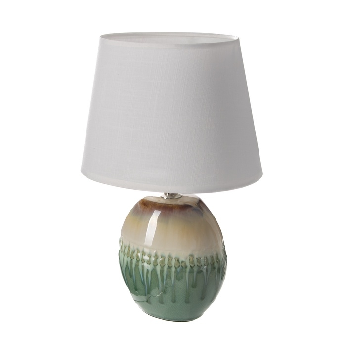 Настольная лампа с абажуром RISALUX «Эвита», Е14, 40 Вт, 20×15×30 см Настольная лампа с абажуром RISALUX «Эвита», Е14, 40 Вт, 20×15×30 см